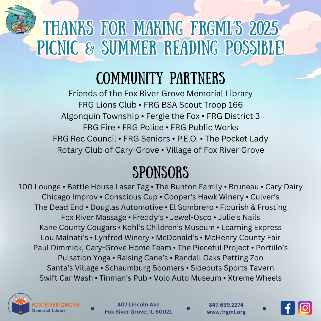Picnic Schedule Thanks social