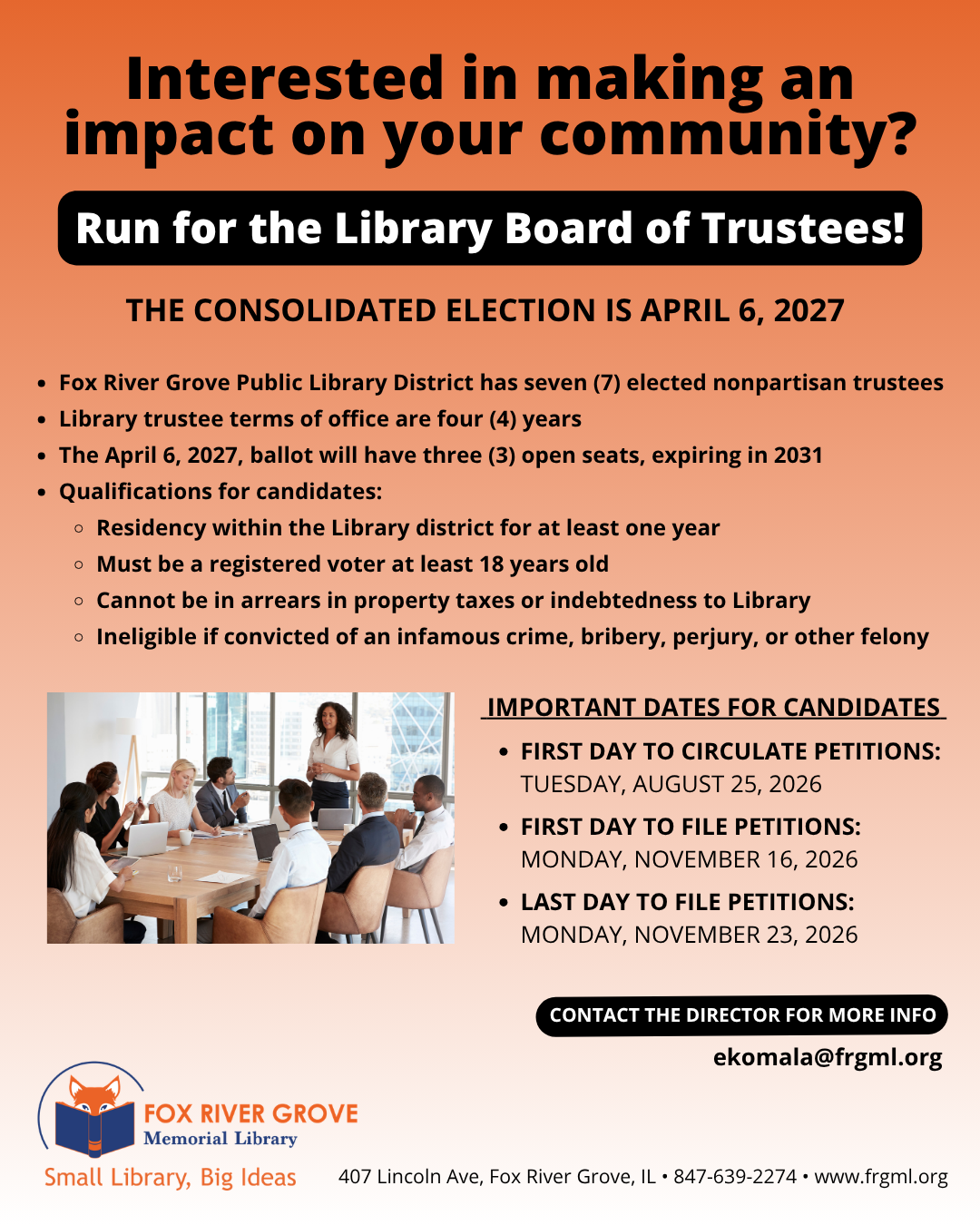 Election for Website